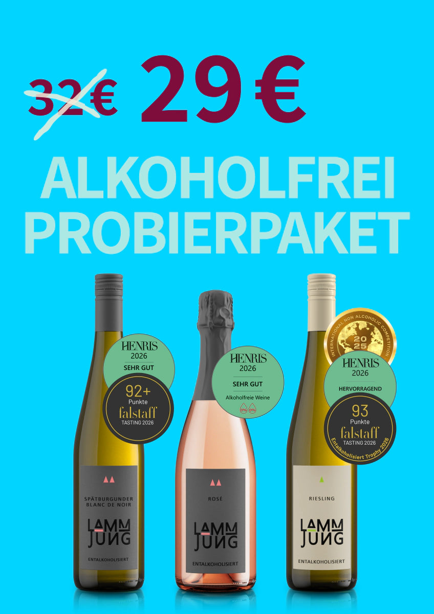 Alkoholfreier Wein Probierpaket: 3x Prämierte Qualität