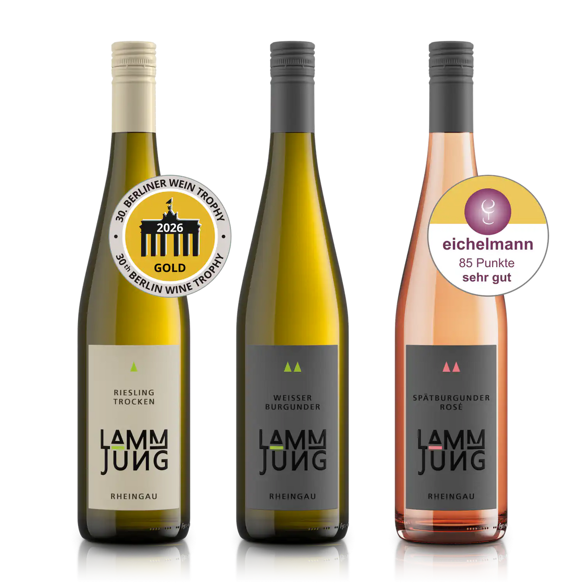 3 easy drinking Weine Lamm jung